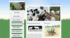 Desktop Screenshot of cedarmountainfarm.org